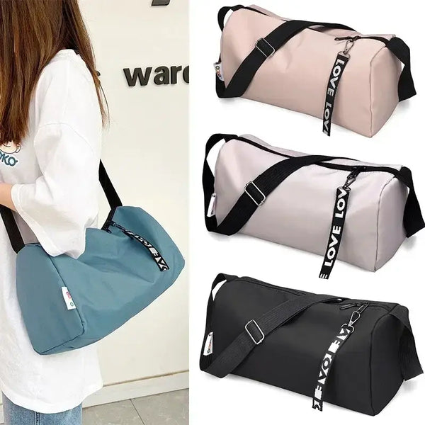 Women Gym Bag Waterproof Fitness Training Bag Outdoor Travel