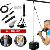 Fitness Diy Pulley Cable Gym Workout Equipment