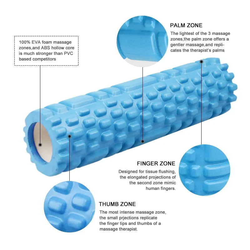 Yoga Column Foam Roller: Gym Fitness and Massage Tool